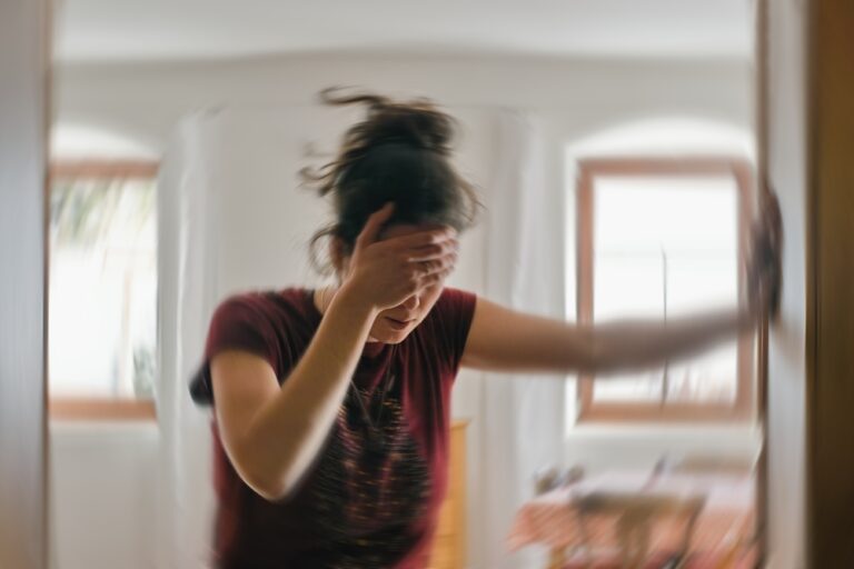Woman with signs of Epilepsy