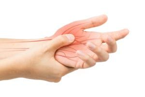 hand with nerve graphic