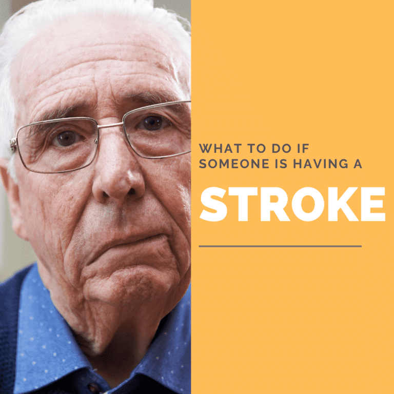 What to do if someone is having a stroke
