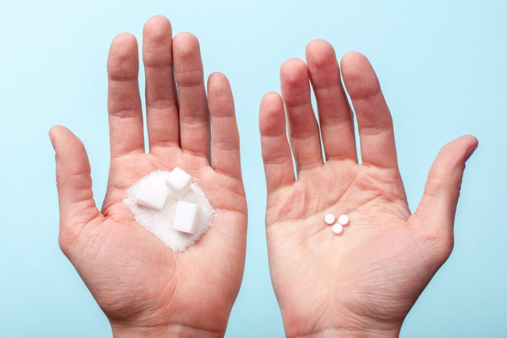 real sugar vs artificial sweetener