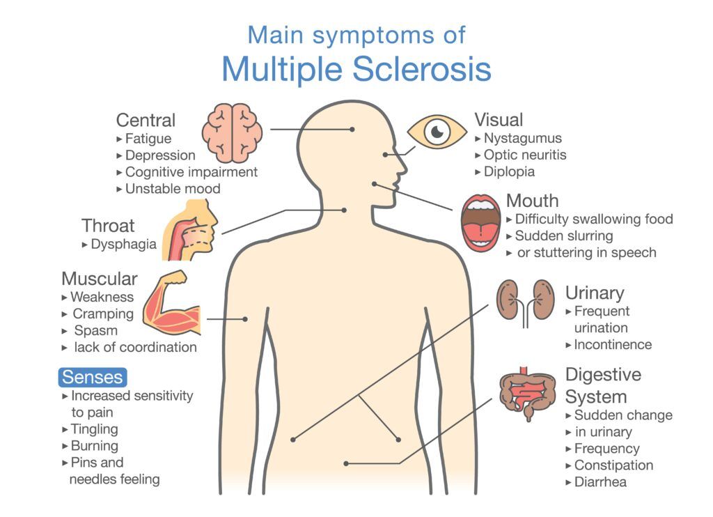 symptoms of MS
