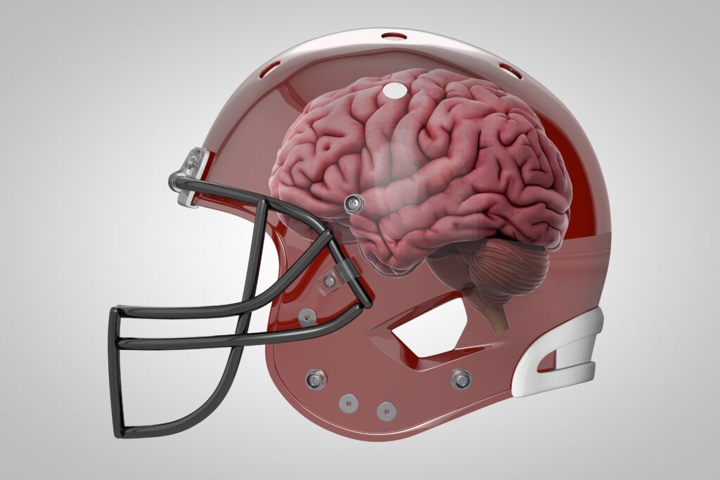 3D Rendering of Football Helmet